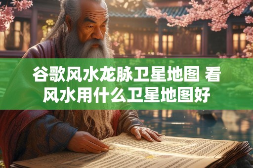 谷歌风水龙脉卫星地图 看风水用什么卫星地图好