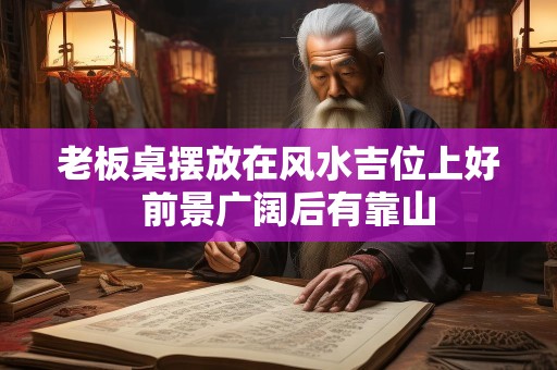 老板桌摆放在风水吉位上好  前景广阔后有靠山