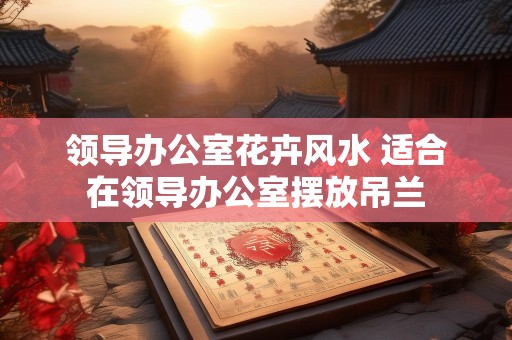 领导办公室花卉风水 适合在领导办公室摆放吊兰