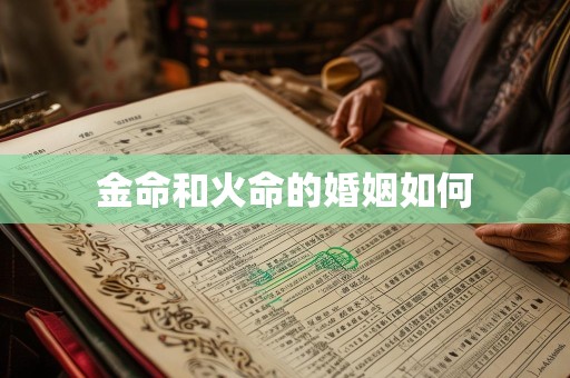 金命和火命的婚姻如何