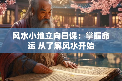风水小地立向日课：掌握命运 从了解风水开始