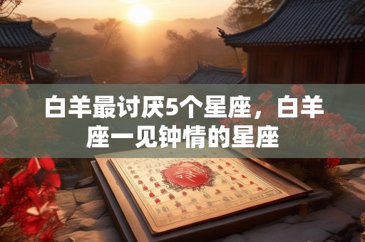 白羊最讨厌5个星座，白羊座一见钟情的星座