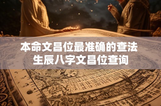 本命文昌位最准确的查法 生辰八字文昌位查询