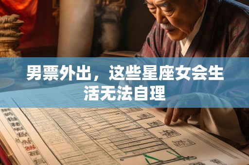 男票外出，这些星座女会生活无法自理