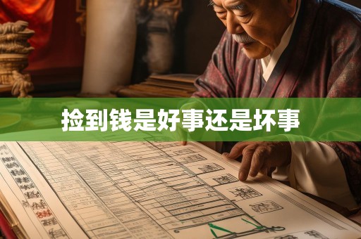 捡到钱是好事还是坏事