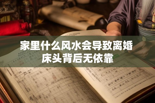 家里什么风水会导致离婚 床头背后无依靠