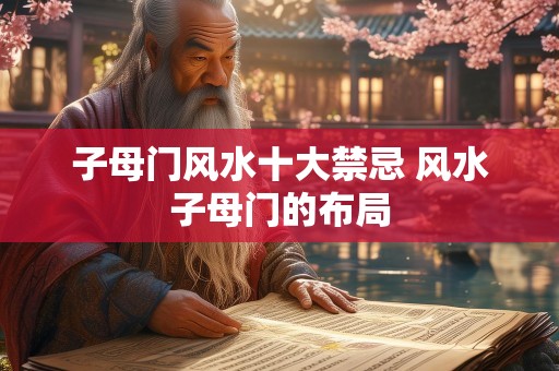 子母门风水十大禁忌 风水子母门的布局
