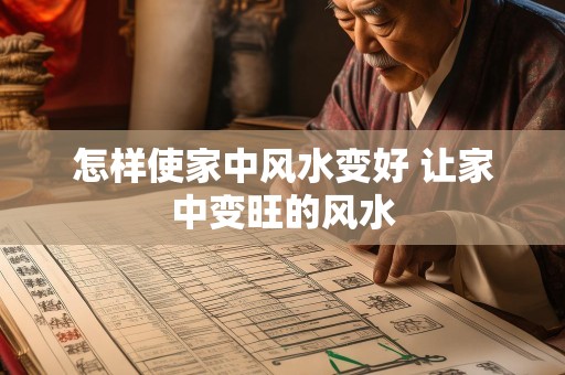 怎样使家中风水变好 让家中变旺的风水