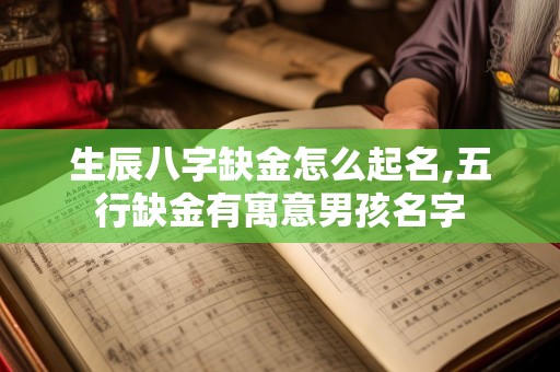 生辰八字缺金怎么起名,五行缺金有寓意男孩名字
