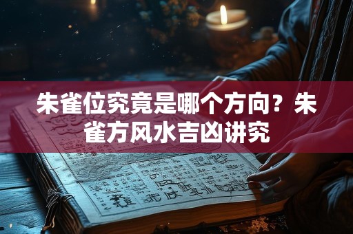 朱雀位究竟是哪个方向？朱雀方风水吉凶讲究