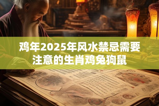 鸡年2025年风水禁忌需要注意的生肖鸡兔狗鼠