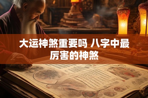 大运神煞重要吗 八字中最厉害的神煞