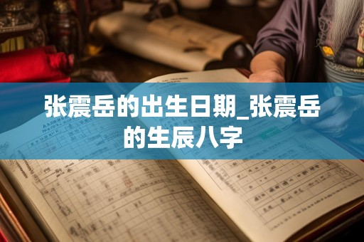 张震岳的出生日期_张震岳的生辰八字