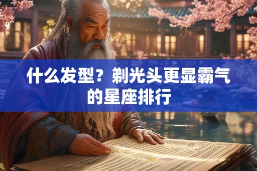 什么发型？剃光头更显霸气的星座排行