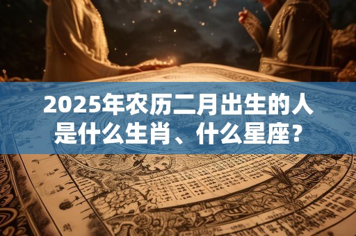 2025年农历二月出生的人是什么生肖、什么星座？