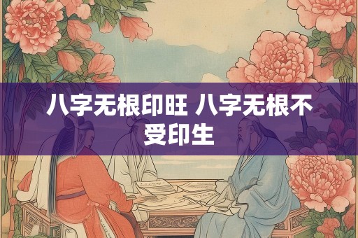 八字无根印旺 八字无根不受印生