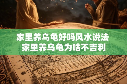 家里养乌龟好吗风水说法 家里养乌龟为啥不吉利
