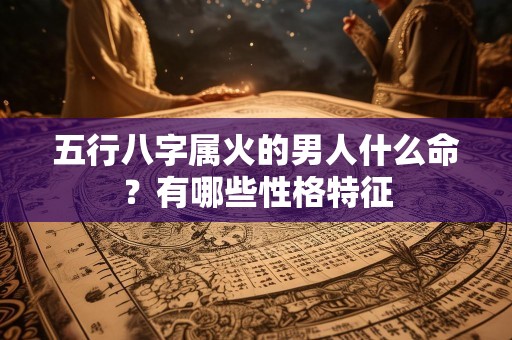 五行八字属火的男人什么命？有哪些性格特征