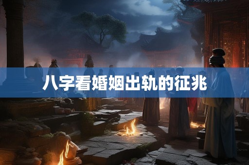 八字看婚姻出轨的征兆