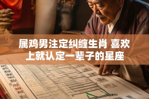 属鸡男注定纠缠生肖 喜欢上就认定一辈子的星座