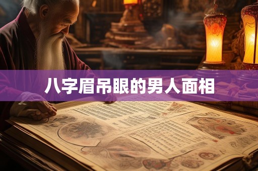 八字眉吊眼的男人面相