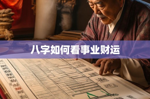 八字如何看事业财运