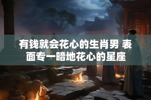 有钱就会花心的生肖男 表面专一暗地花心的星座