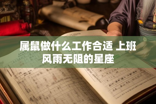 属鼠做什么工作合适 上班风雨无阻的星座