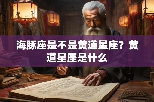 海豚座是不是黄道星座？黄道星座是什么