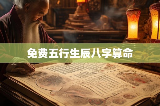 免费五行生辰八字算命