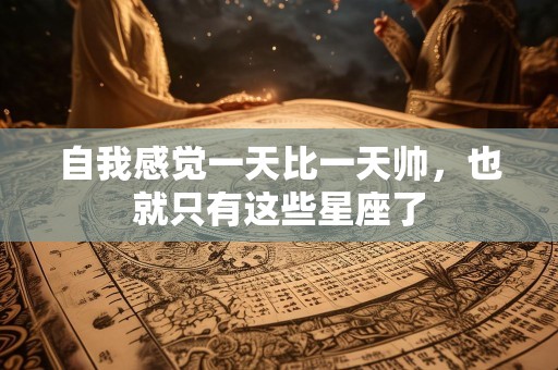 自我感觉一天比一天帅，也就只有这些星座了