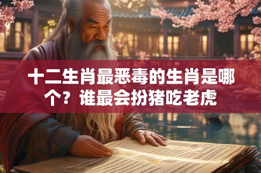 十二生肖最恶毒的生肖是哪个？谁最会扮猪吃老虎