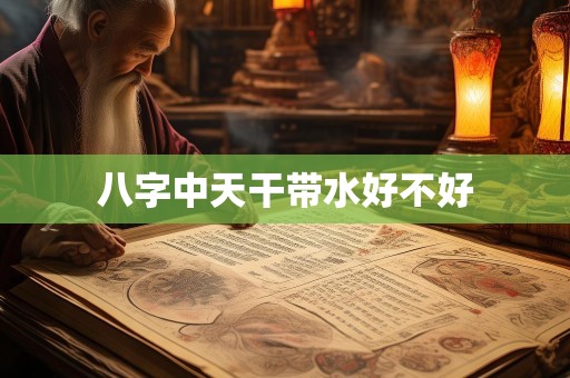 八字中天干带水好不好