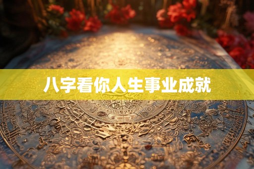 八字看你人生事业成就