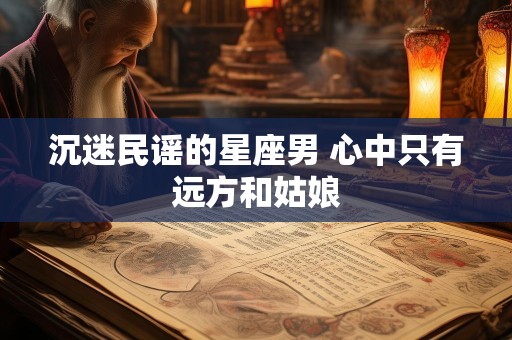 沉迷民谣的星座男 心中只有远方和姑娘