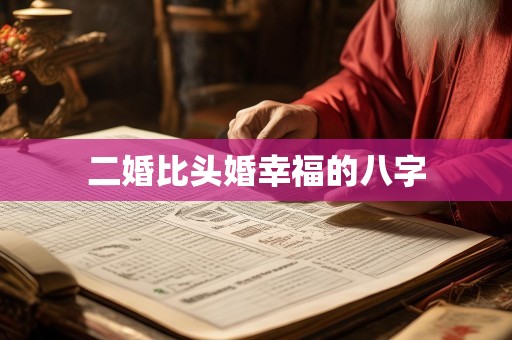 二婚比头婚幸福的八字