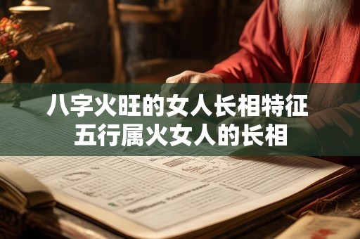 八字火旺的女人长相特征 五行属火女人的长相