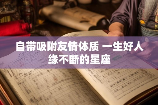 自带吸附友情体质 一生好人缘不断的星座