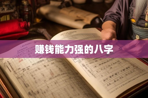 赚钱能力强的八字