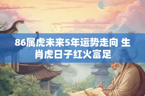 86属虎未来5年运势走向 生肖虎日子红火富足