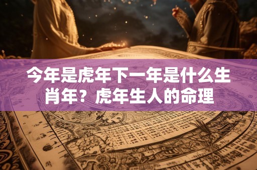 今年是虎年下一年是什么生肖年？虎年生人的命理
