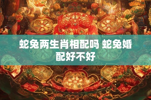 蛇兔两生肖相配吗 蛇兔婚配好不好