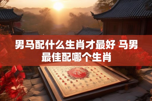 男马配什么生肖才最好 马男最佳配哪个生肖
