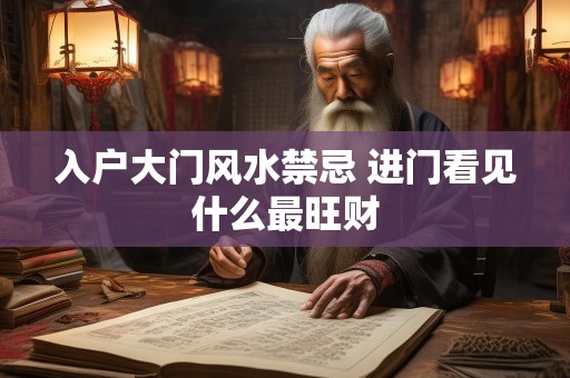 入户大门风水禁忌 进门看见什么最旺财