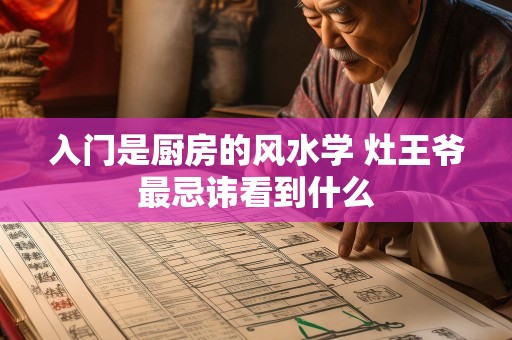 入门是厨房的风水学 灶王爷最忌讳看到什么