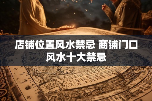 店铺位置风水禁忌 商铺门口风水十大禁忌