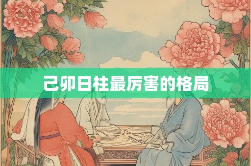 己卯日柱最厉害的格局