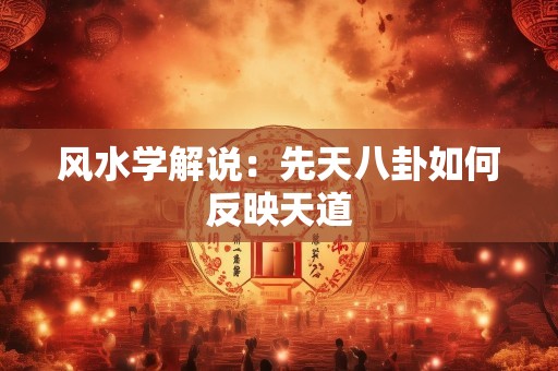 风水学解说：先天八卦如何反映天道