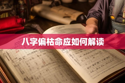 八字偏枯命应如何解读