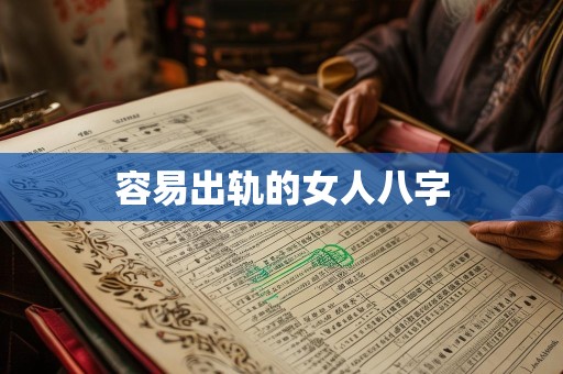 容易出轨的女人八字